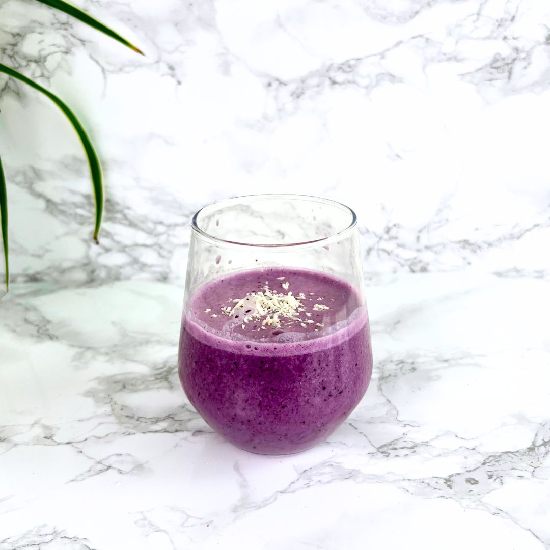 Blueburpee Muffin Smoothie