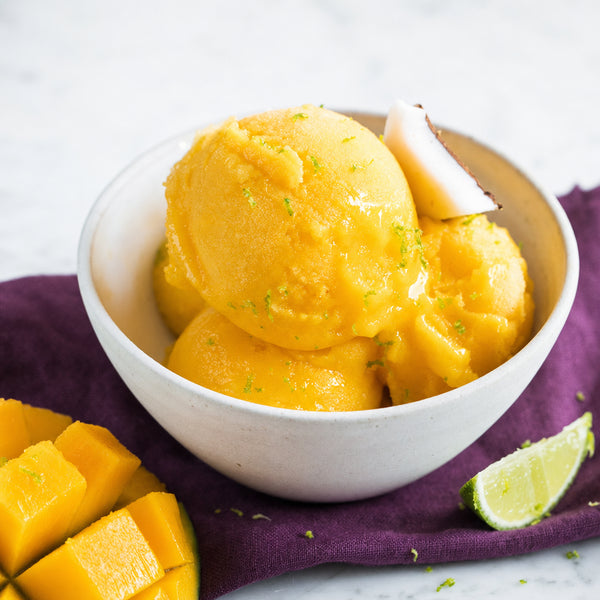 Coconut Mango Sorbet