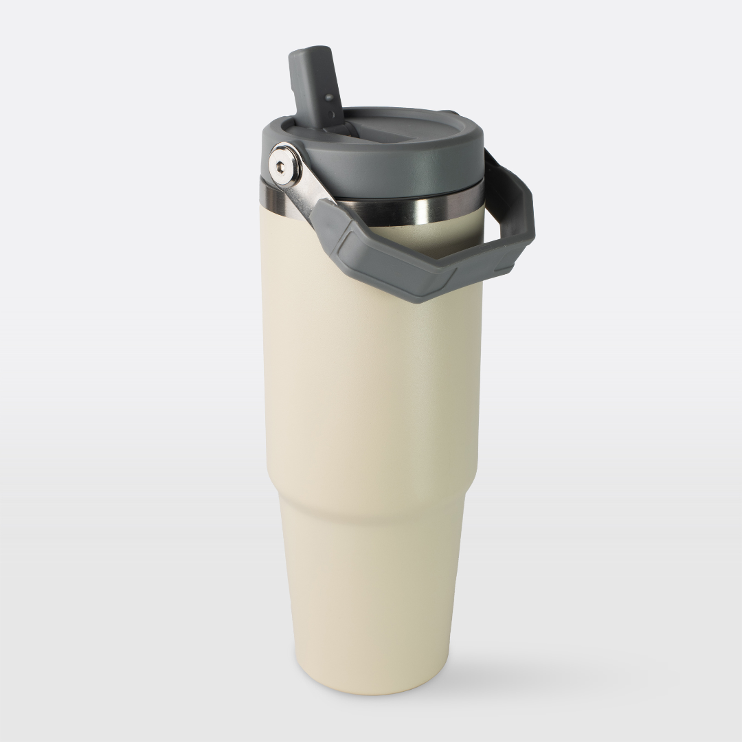 MyBlend® teräksinen juomapullo, jossa taipuva pilli