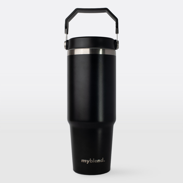 MyBlend® teräksinen juomapullo, jossa taipuva pilli