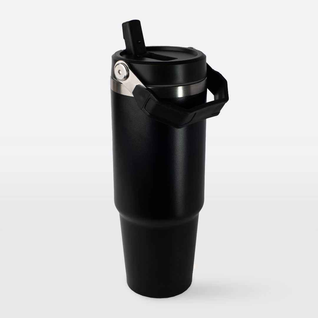 MyBlend® teräksinen juomapullo, jossa taipuva pilli