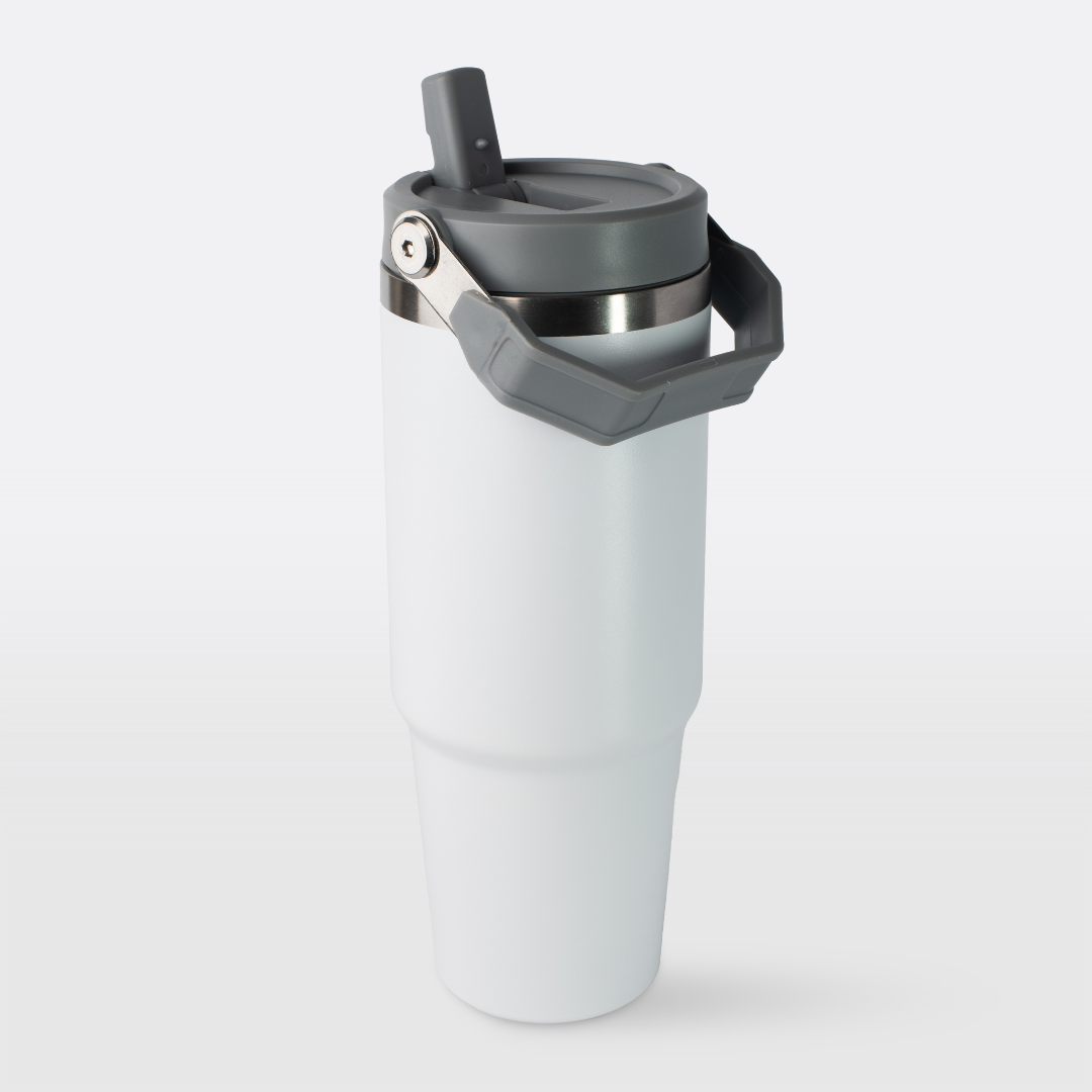 MyBlend® teräksinen juomapullo, jossa taipuva pilli