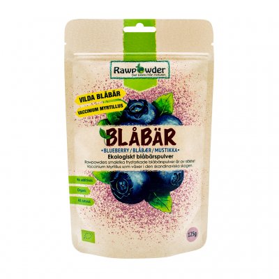 Blåbärspulver 125g EKO