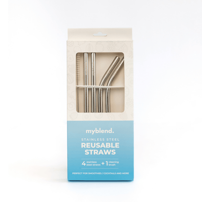 XL Steel Straw Set